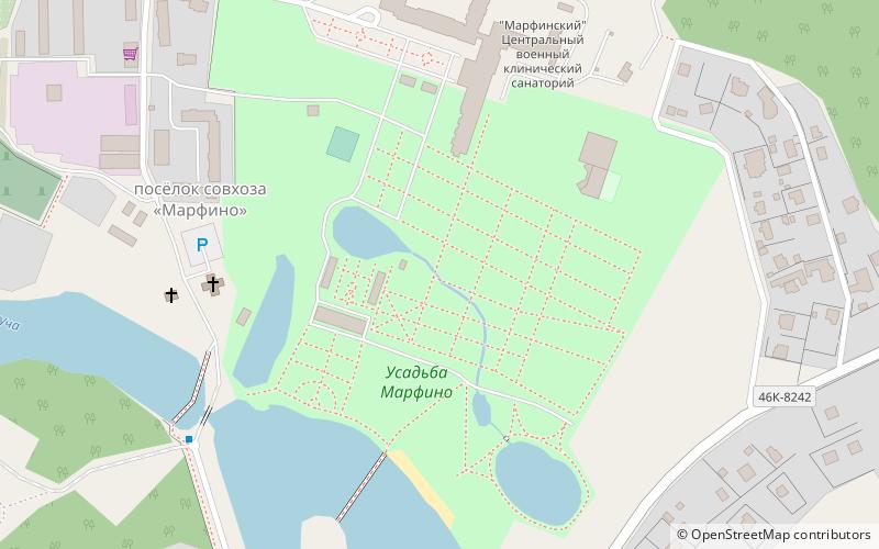 Marfino estate location map