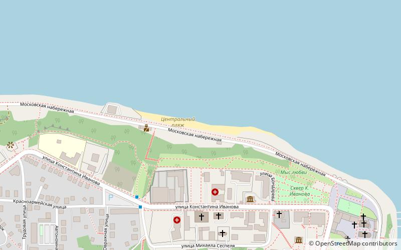 central beach cheboksary location map