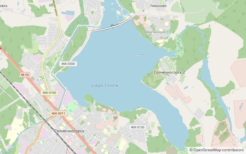 Sienież location map