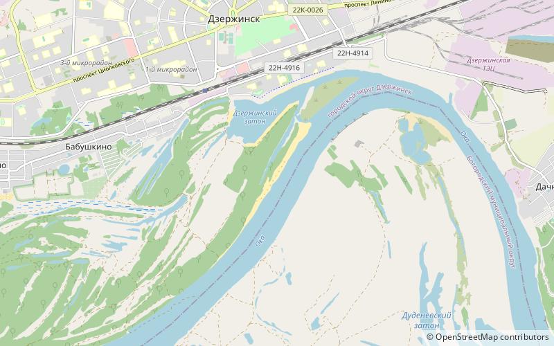 staryj plaz dzerzhinsk location map