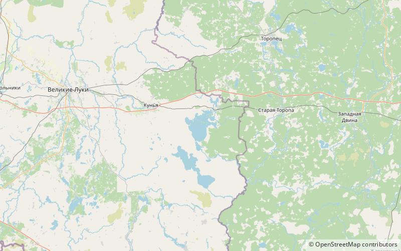 Lake Zhizhitskoye location map