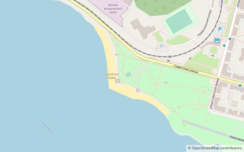 city beach zheleznogorsk location map