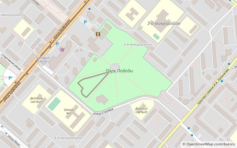 victory park achinsk location map