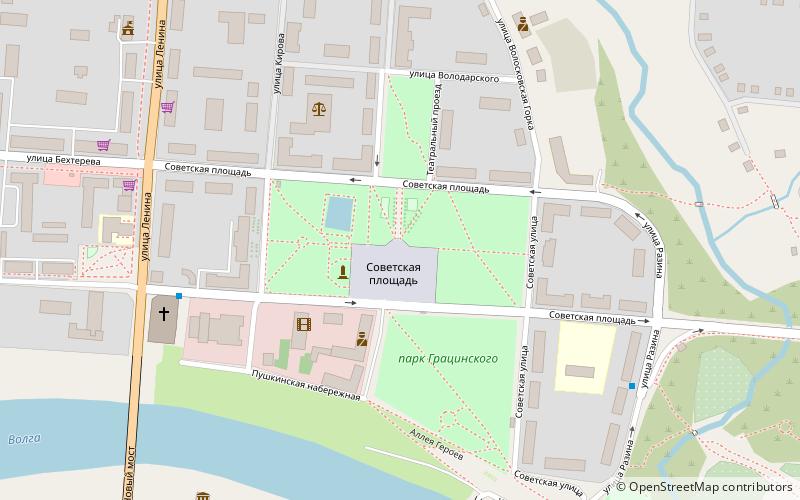lenin monument rzhev location map