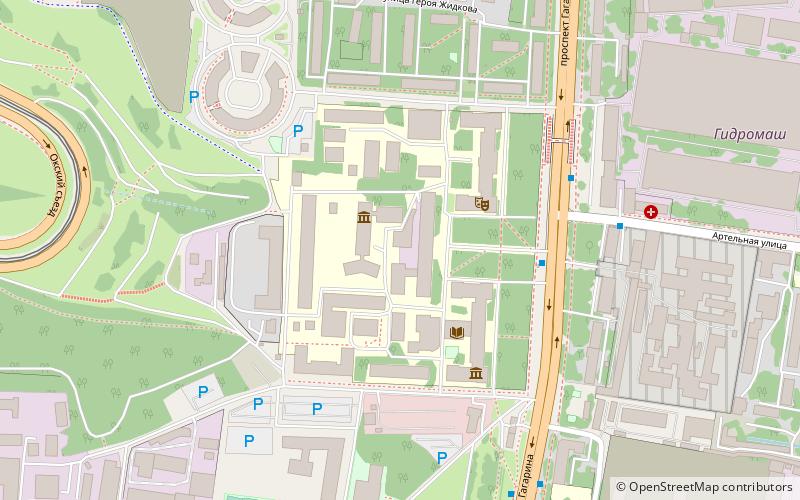 Université d'État de Nijni Novgorod location map