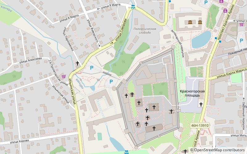 Moscow Theological Academy location map