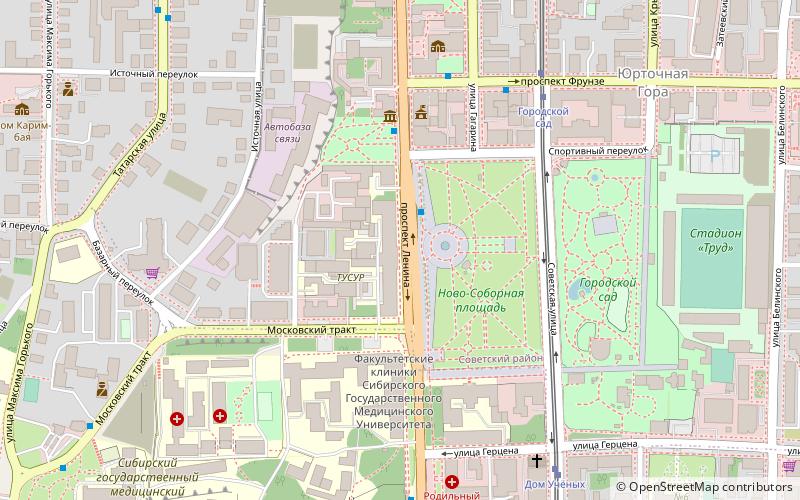 Tomsk State University of Control Systems and Radio-electronics location map
