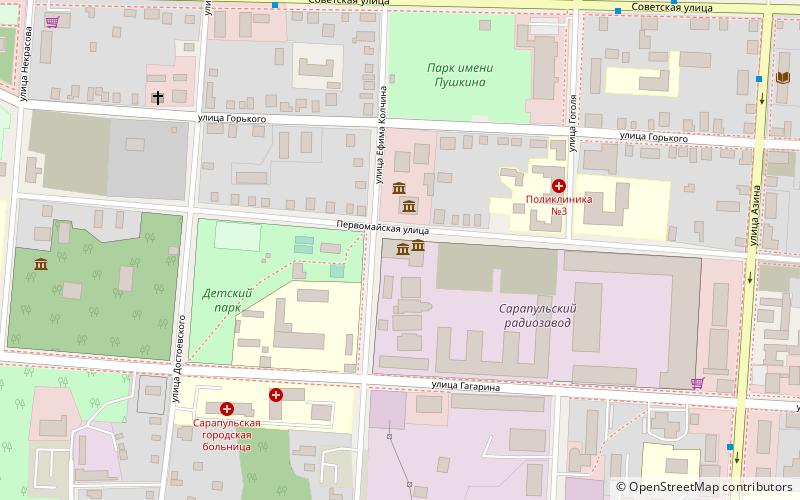 muzej radiozavoda sarapul location map