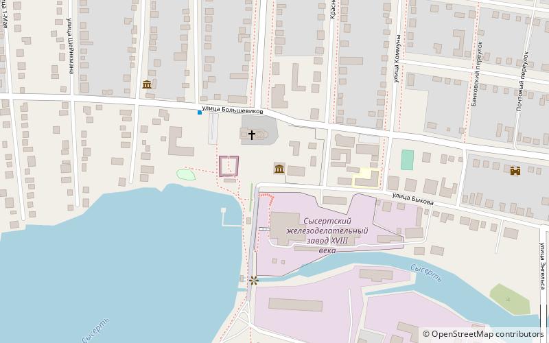 sysertskij kraevedceskij muzej location map