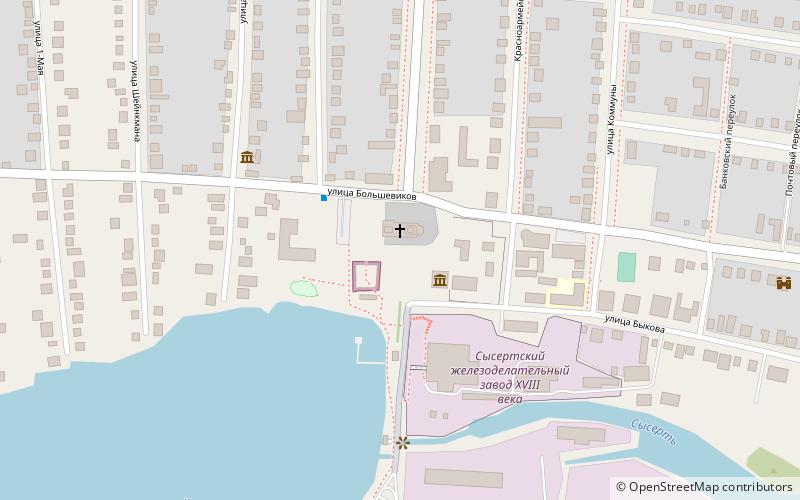 Sysert location map