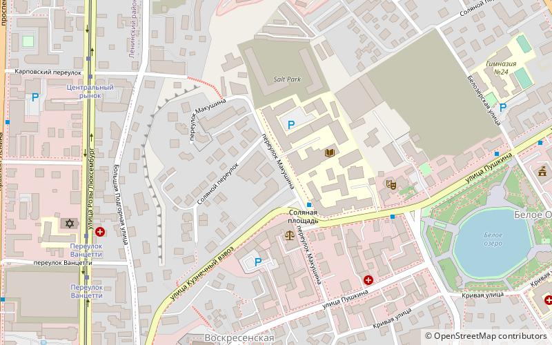 Tomsk State University of Architecture and Construction location map