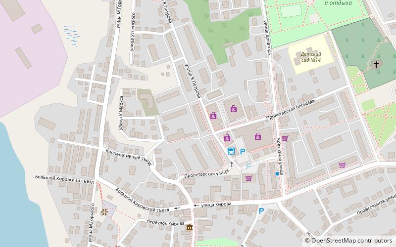 Gorodets location map