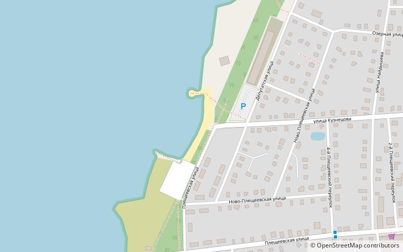 city beach pereslavl zalessky location map