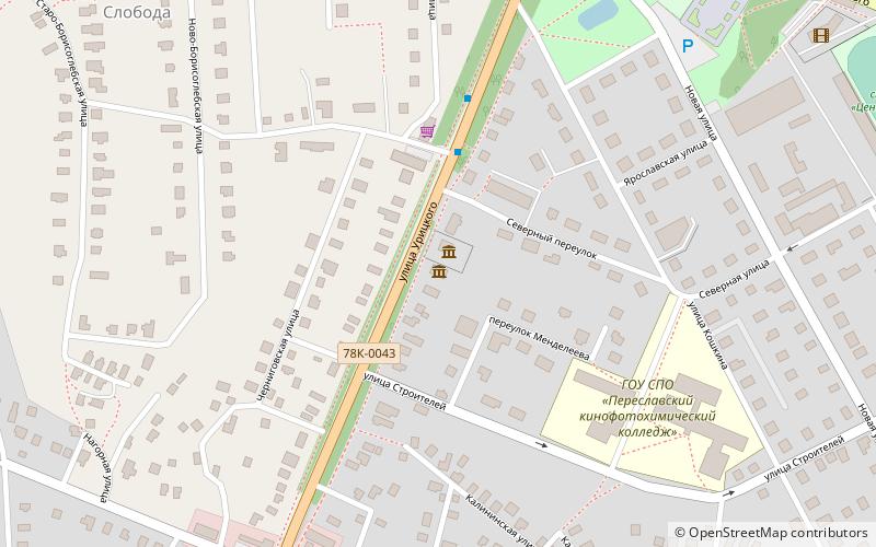 dom hudoznika pereslavl zalessky location map