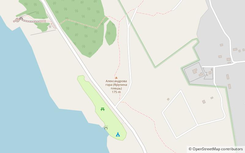 Aleksandrova gora location map