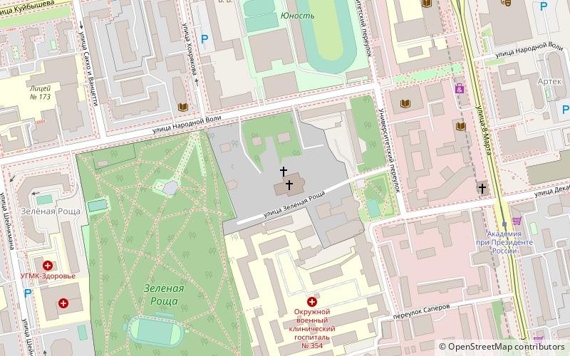 novo tihvinskij monastyr yekaterinburg location map