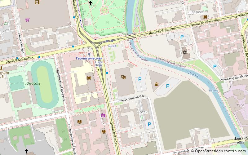 Zirkus Jekaterinburg location map