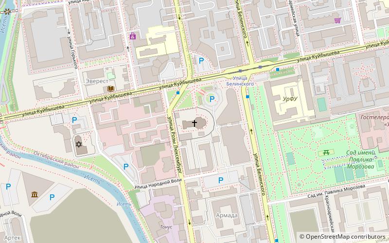 Trinity Cathedral location map