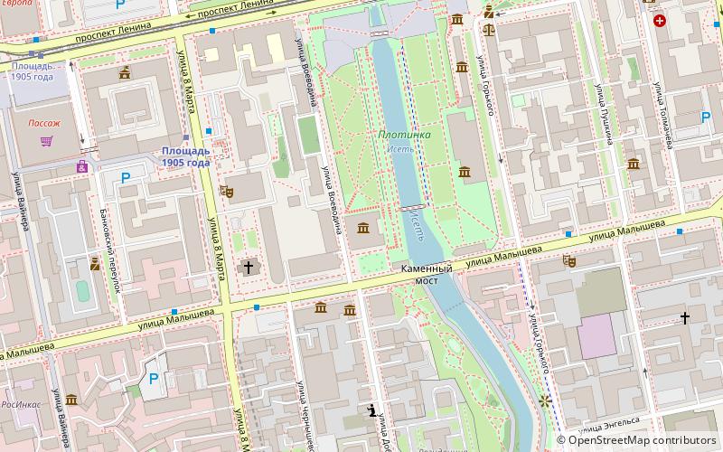 Ekaterinburg Museum of Fine Arts location map
