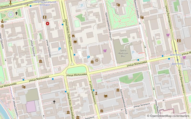 Vysotsky Business Center location map