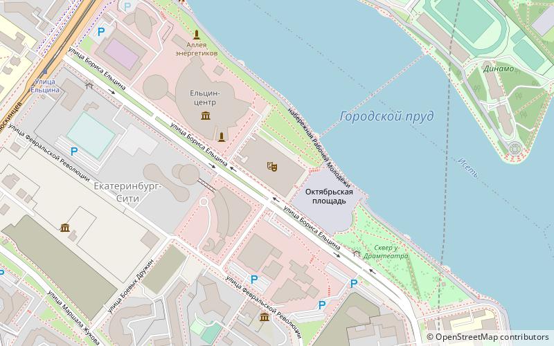Akademiceskij teatr dramy location map