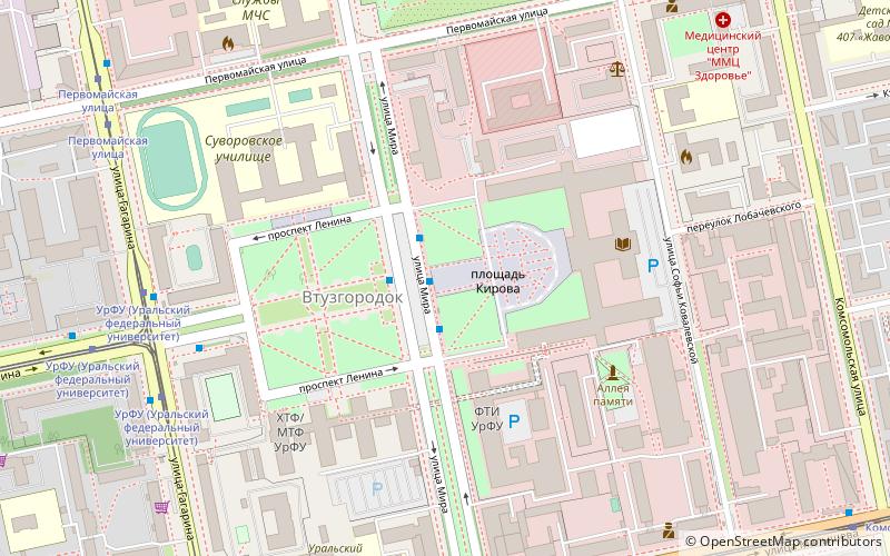 Kirov Square location map