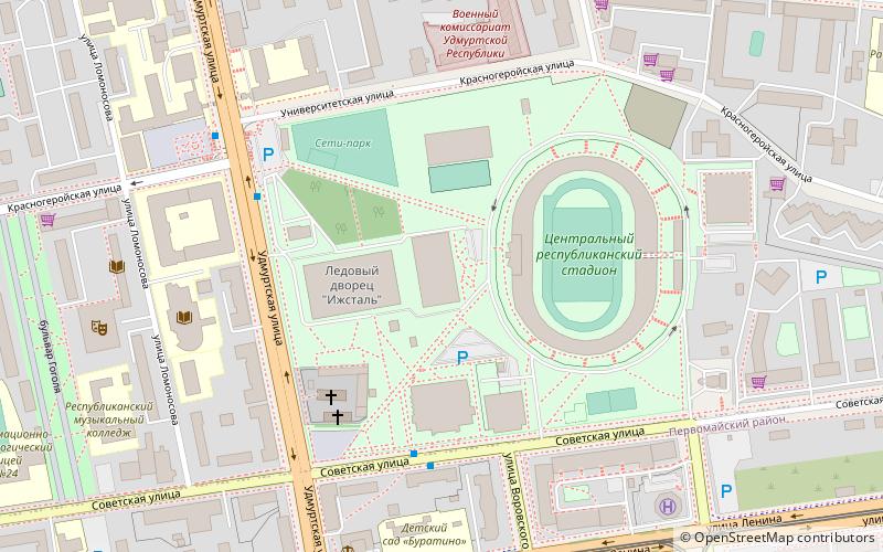 olimpiec izhevsk location map