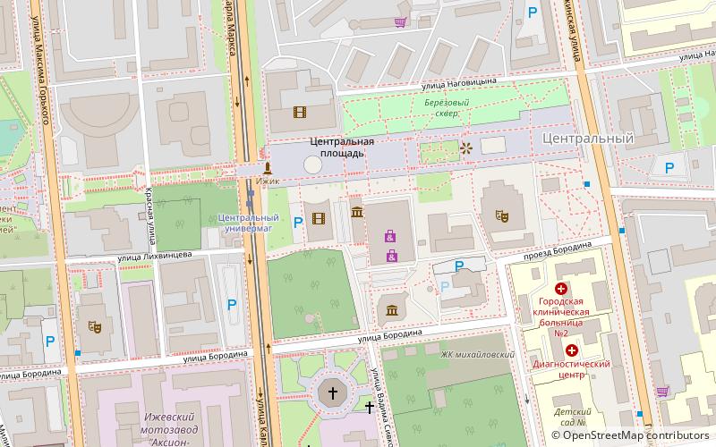 galerea izhevsk location map