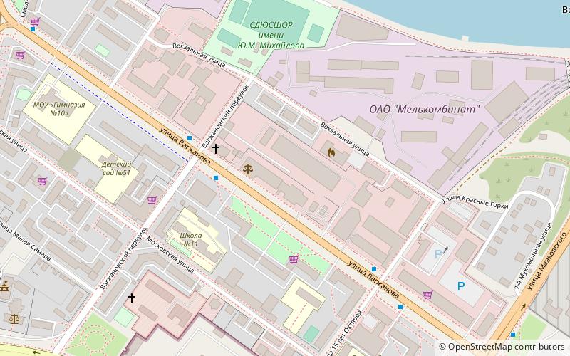 moskovsky city district twer location map