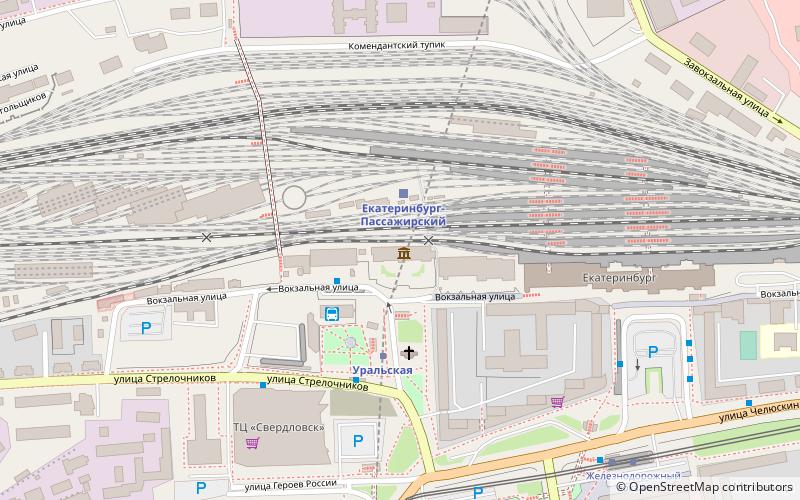 Antigua estación de Ekaterimburgo location map