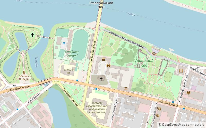 Tverskoj imperatorskij putevoj dvorec location map