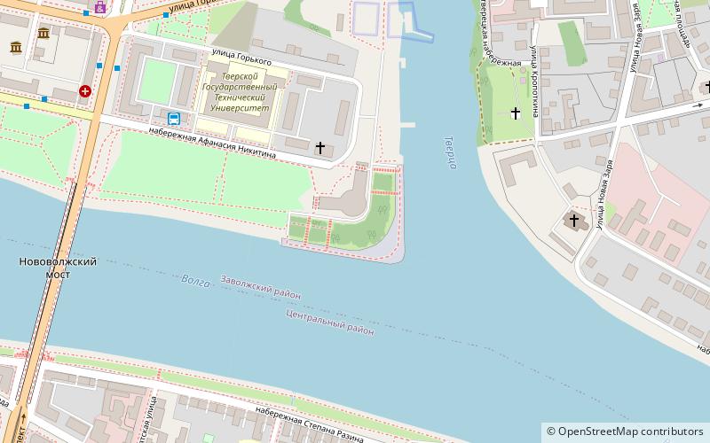 Tver River Terminal location map
