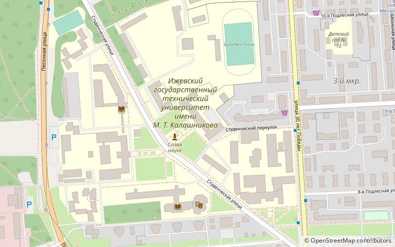 Izhevsk State Technical University location map