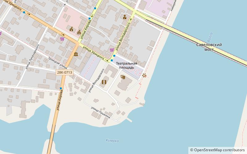 teatr dramy i komedii kimry location map