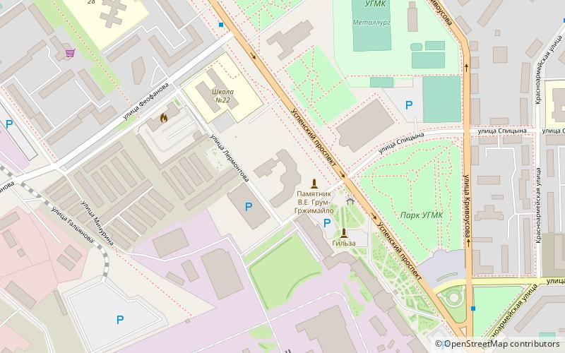 Technical University of UMMC location map