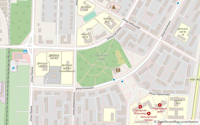 gorodskoj park sredneuralsk location map