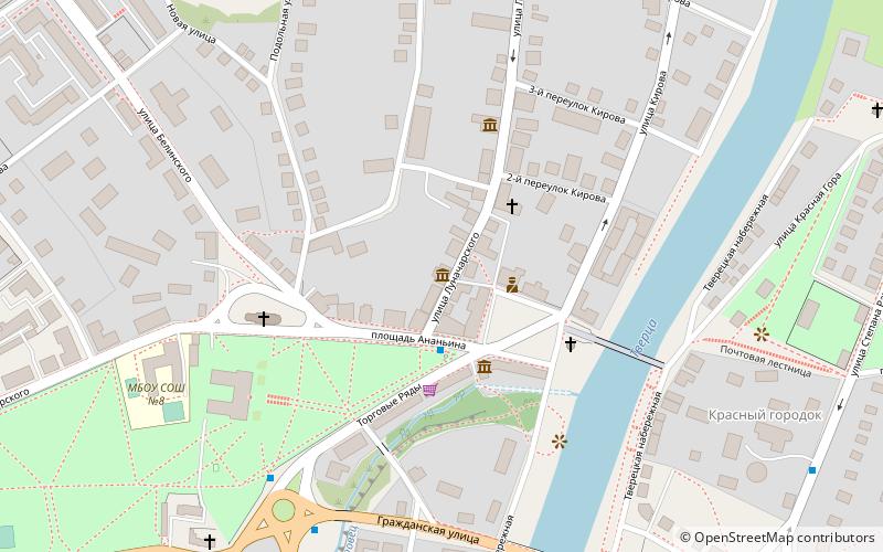 Dom Rossii location map