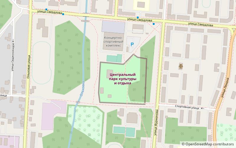 centralnyj park kultury i otdyha novouralsk location map