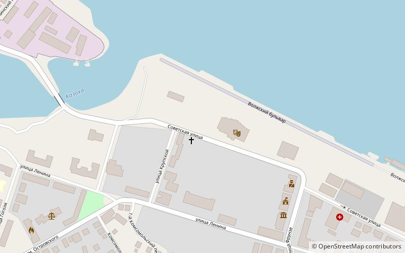 Bust A.N.Ostrovskomu location map
