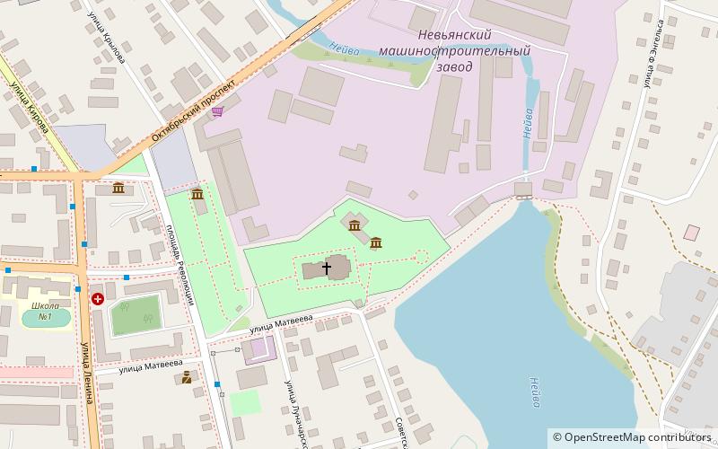 muzej istorii nevanska nevyansk location map