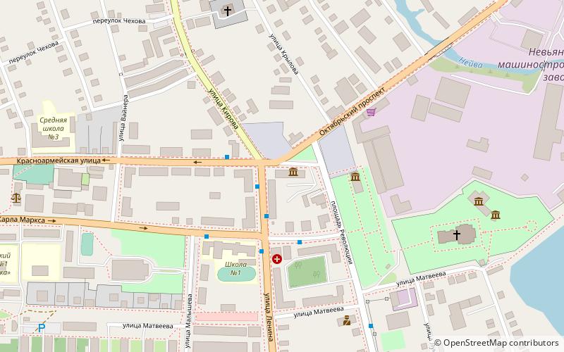 nevyansk icon museum location map