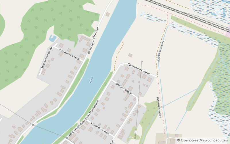Canal de Vichni-Volotchok location map