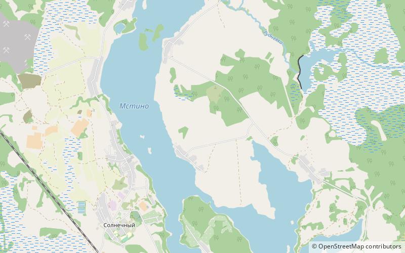Lake Mstino location map