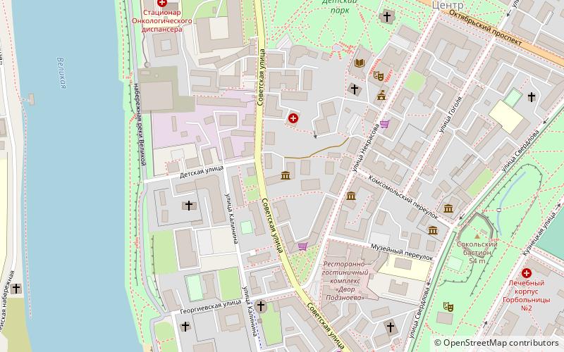 palaty mensikovyh pskov location map
