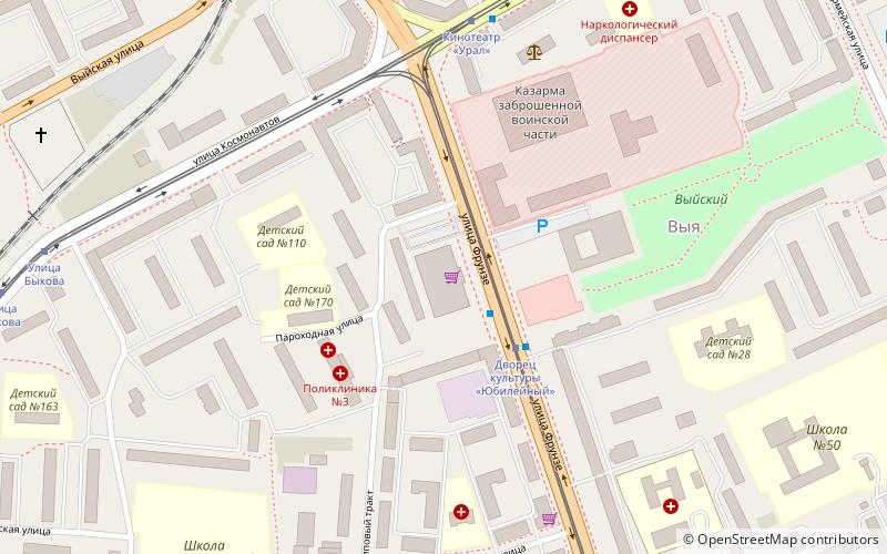 shopping center nizhny tagil location map