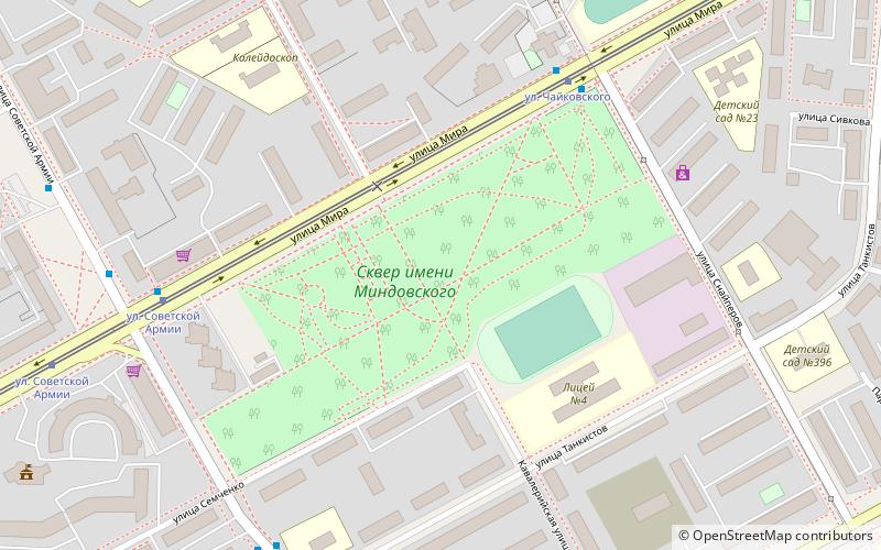 Skver imeni Mindovskogo location map