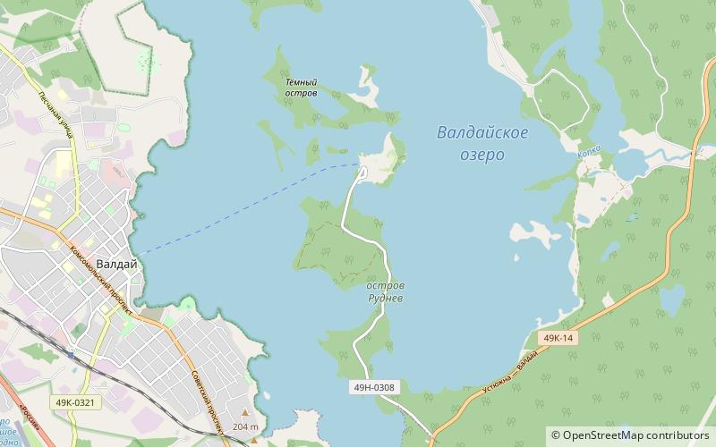 Lac Valdaï location map