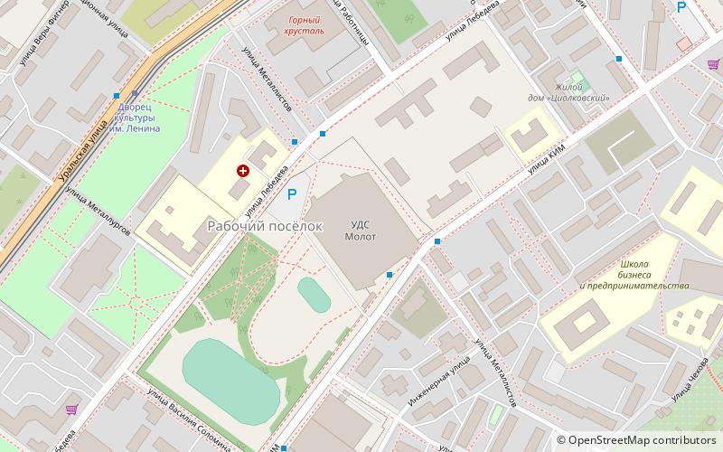 Palais des sports Molot location map