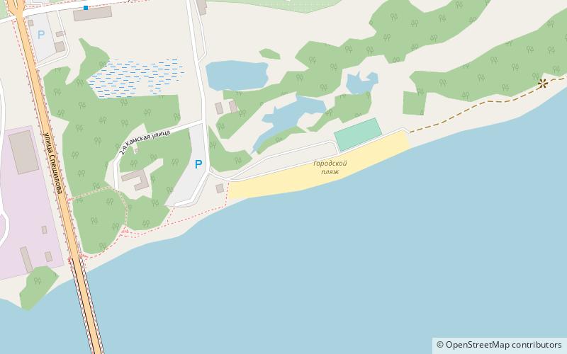 city beach perm location map