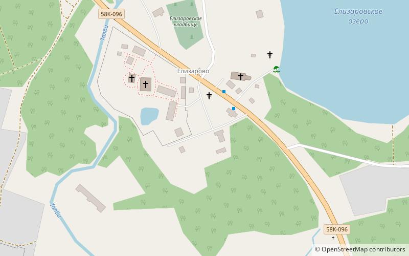 Yelizarov Convent location map
